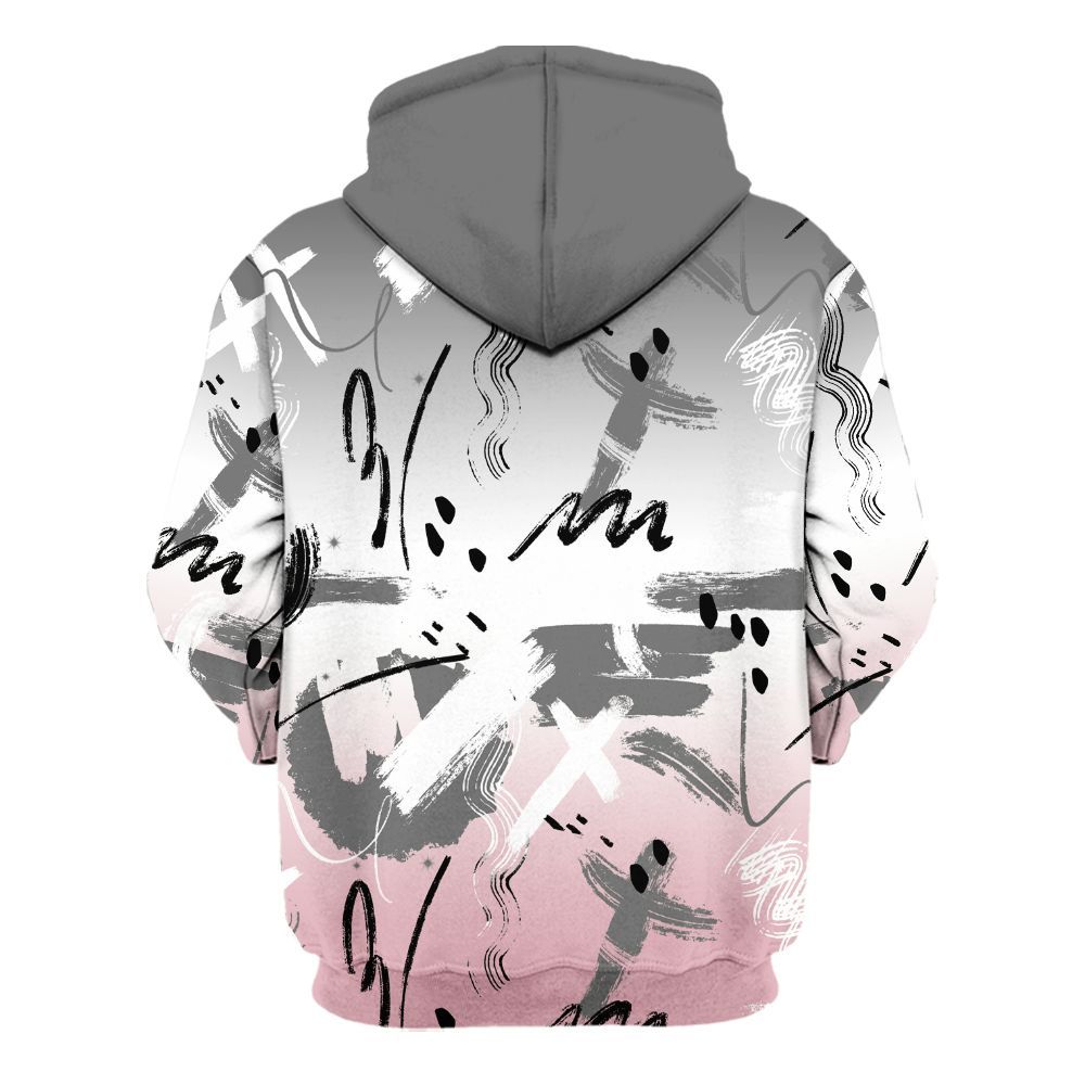Hoodie To Match Air Max DN Pink Foam - Money Hustle Grind Pray All Over Print