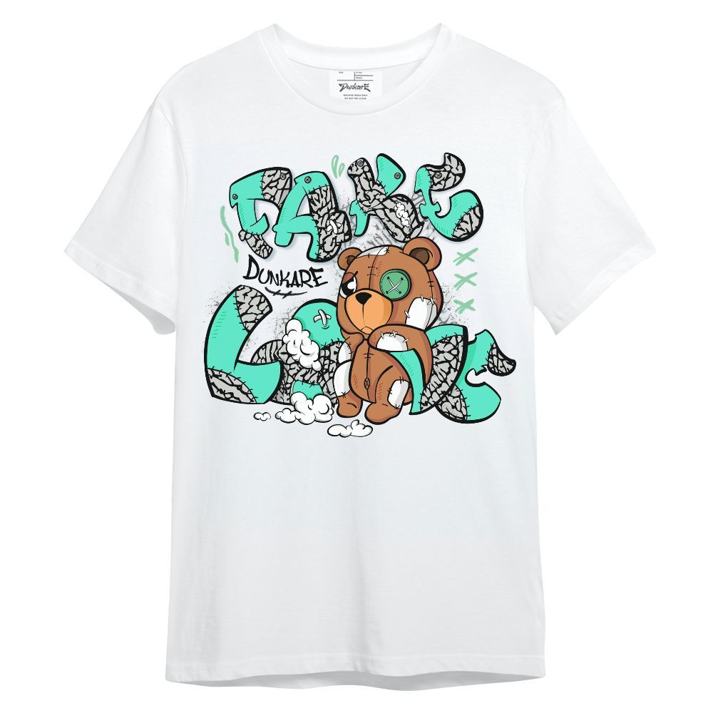 Shirt To Match Black Green Glow 3s - Fake Love Graphic Green Glow 3s Outfit Unisex Shirt