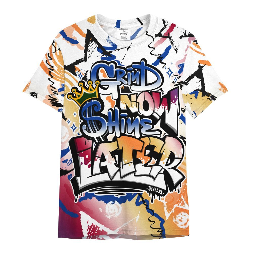 Shirt To Match Air Griffey Max Los Angeles 1s - Grind Shine Later Drip All Over Print