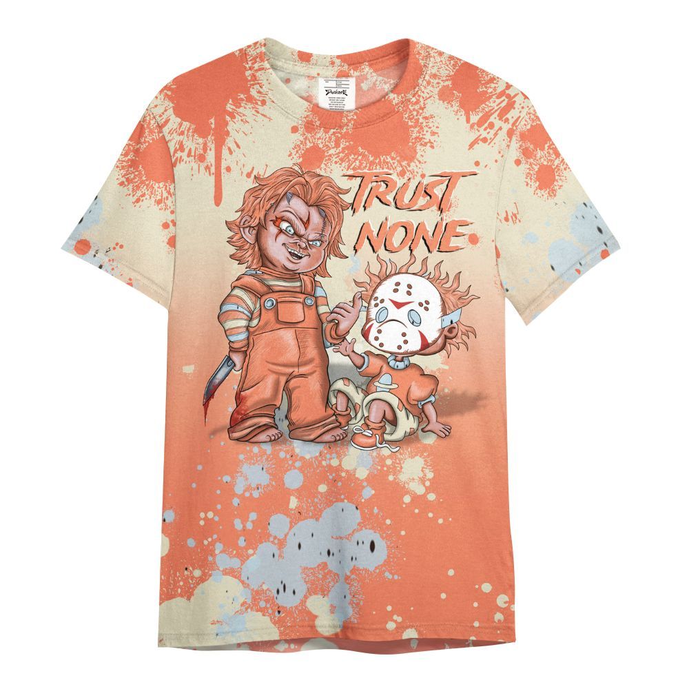 Shirt To Match DJ Khaled Crimson Bliss 5s - Trust No One Scary All Over Print