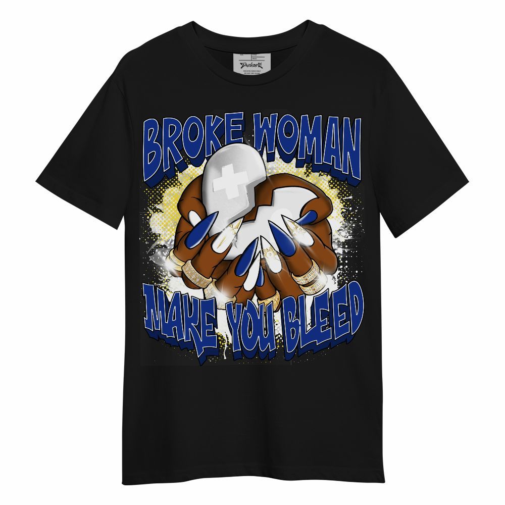 Shirt To Match Laney 14s - Broke Woman Heart Retro Unisex Shirt