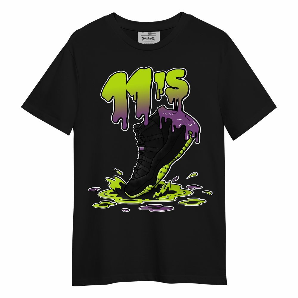Shirt To Match GS Black Barely Volt 11s - Sneaker Sludges Drip Graphic