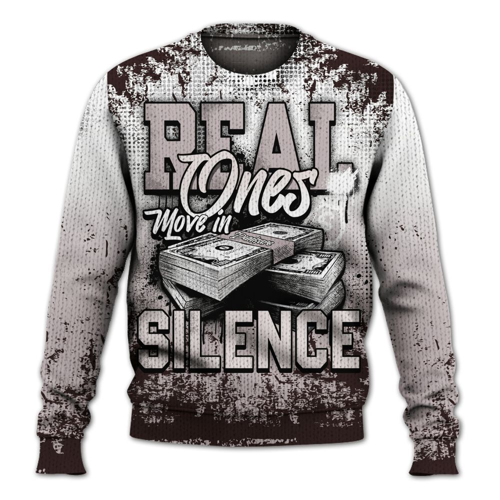 Sweater To Match AMM Air Smokey Mauve 6s - Move In Silence Money Street Retro Graphic