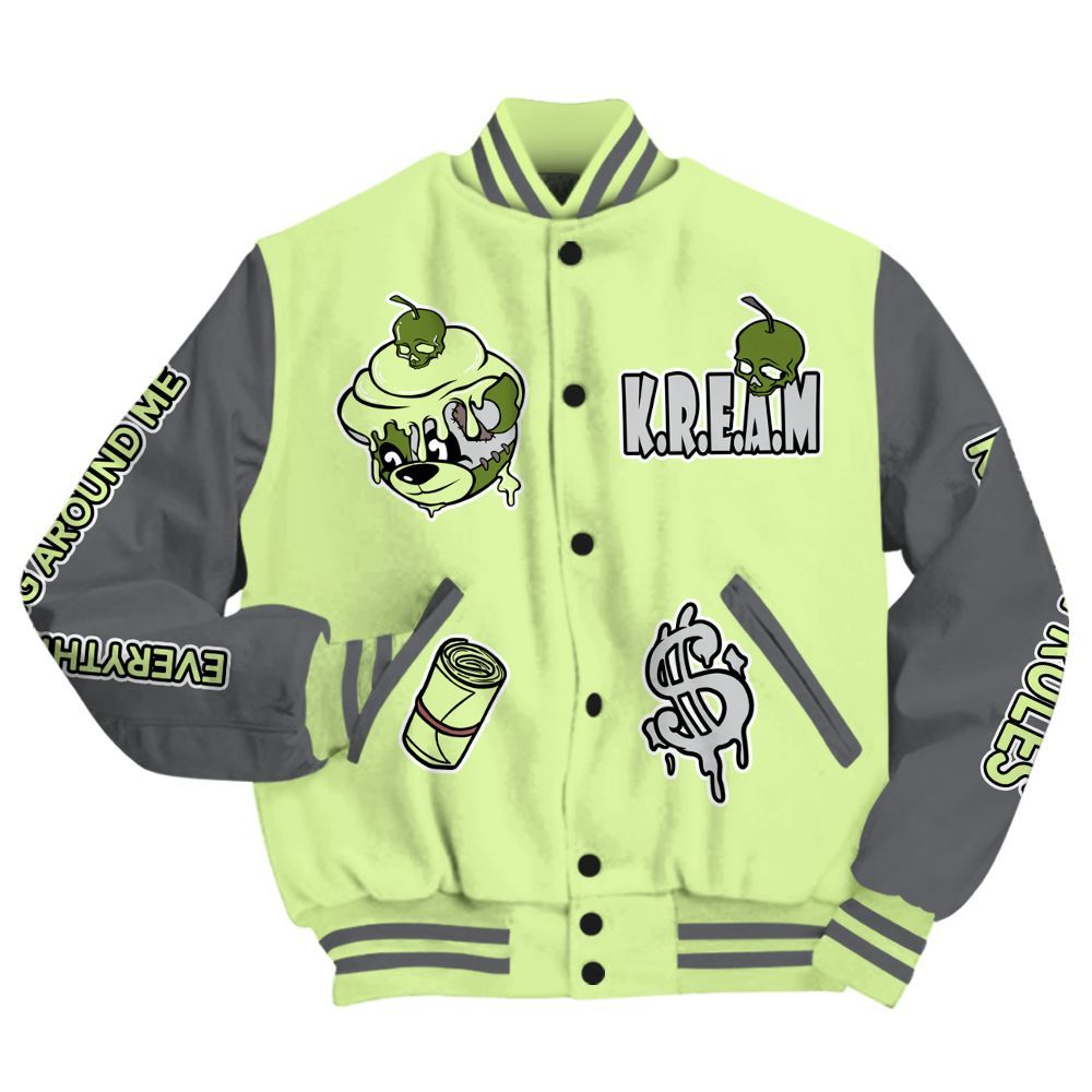 Varsity Jacket To Match Smoke Grey Volt TR 1s - Loot Bear All Over Print