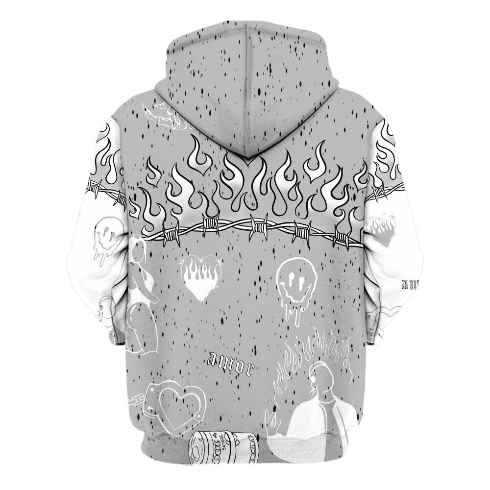 Hoodie To Match Retro White Oreo 4s - Snake Trust No One All Over Print