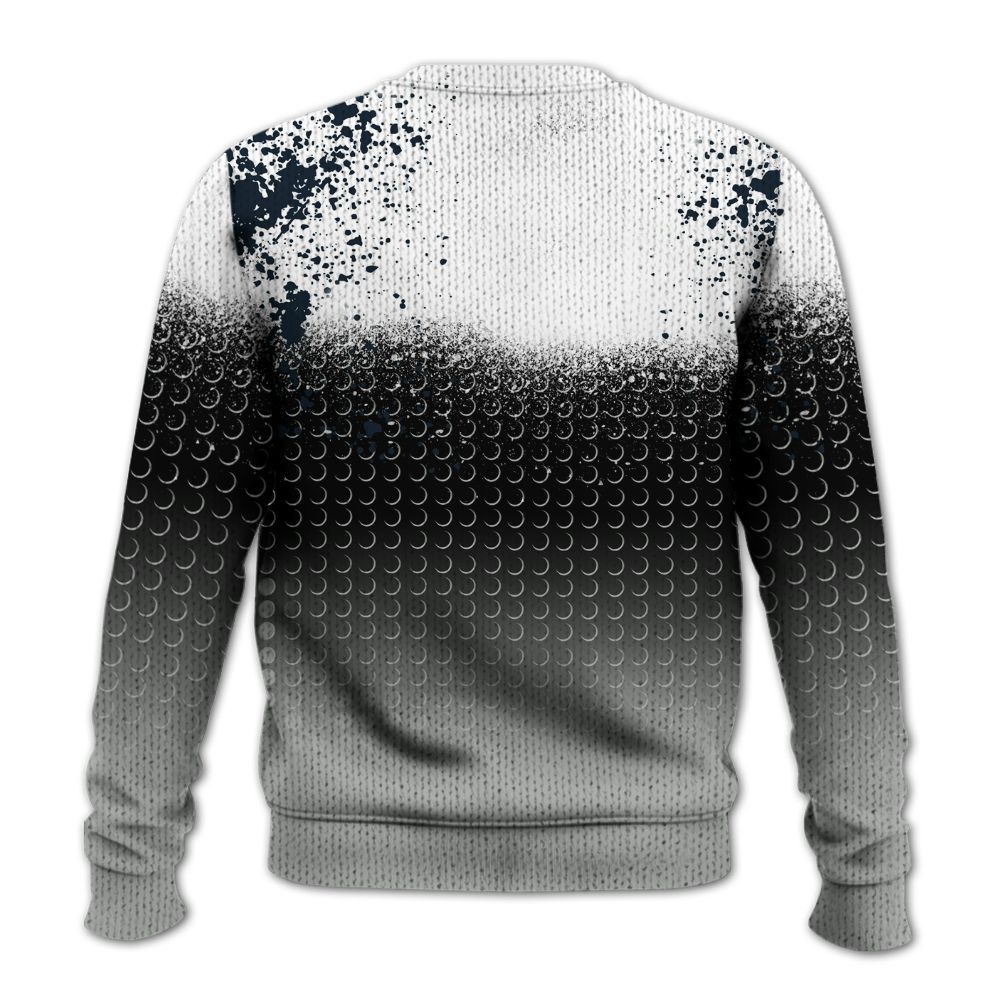 Knitted Sweater To Match Retro Georgetown 6s - Halftone Time Is Money