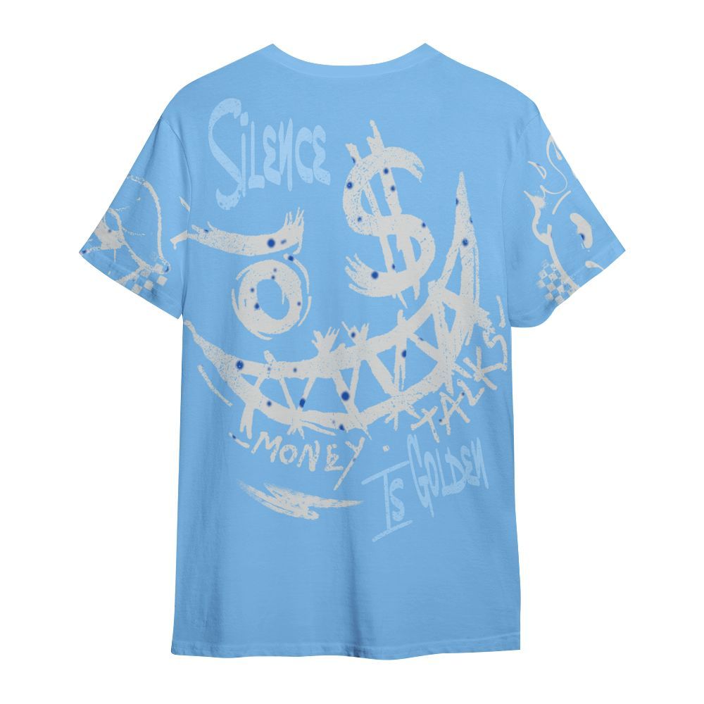 Shirt To Match University Blue 5s - Mouth Burning Street Style All Over Print