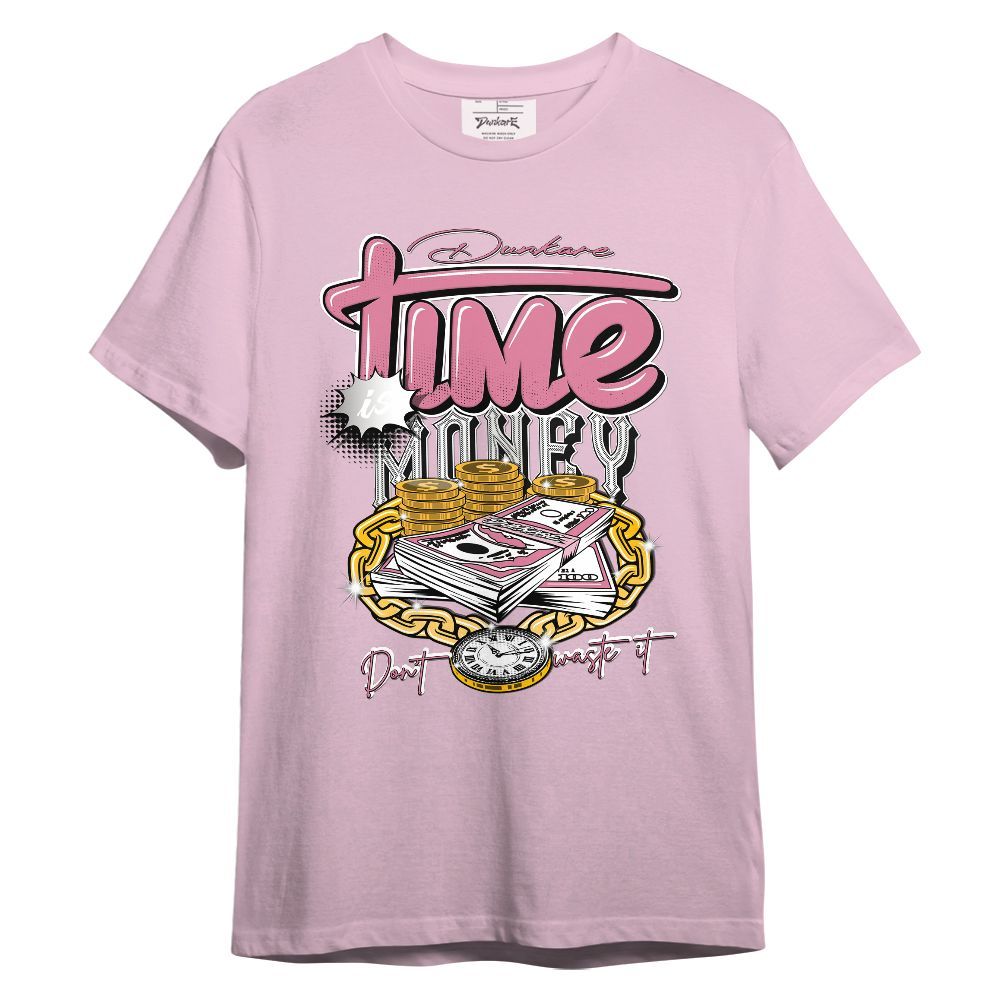 Shirt To Match GS Pearl Pink 12s - Time Is Money Graphic
