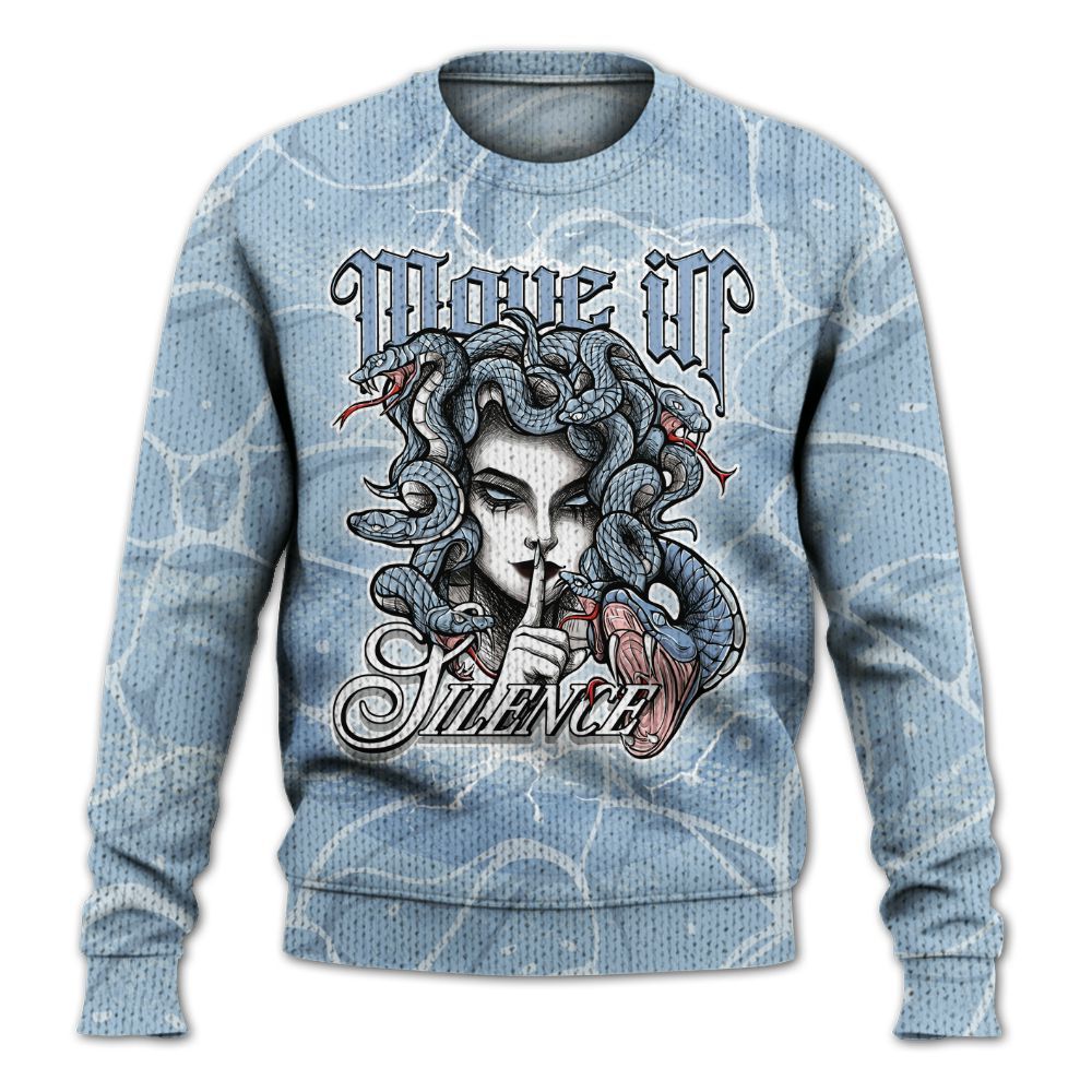 Sweater To Match Forget Me Not 4s - Girl Move In Silence Graphic