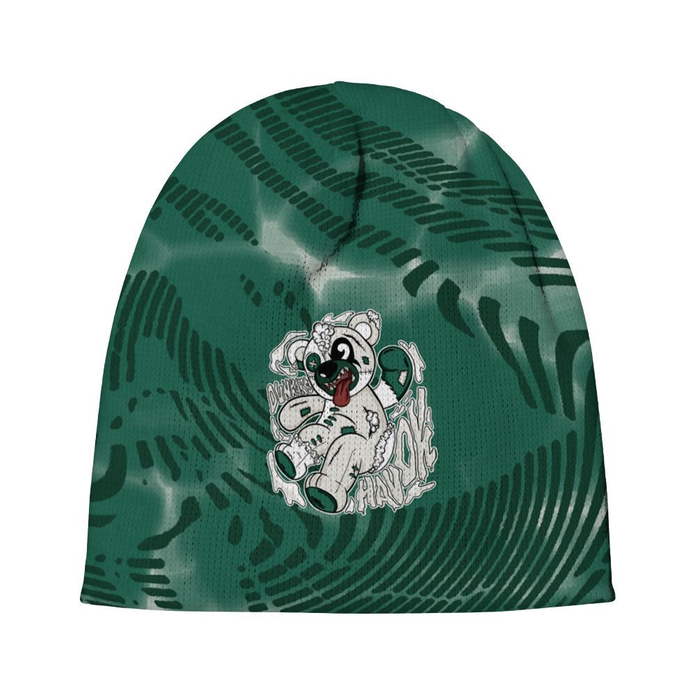 Beanie Hat To Match Oxidized Green 4s - Havok Bear Graphic