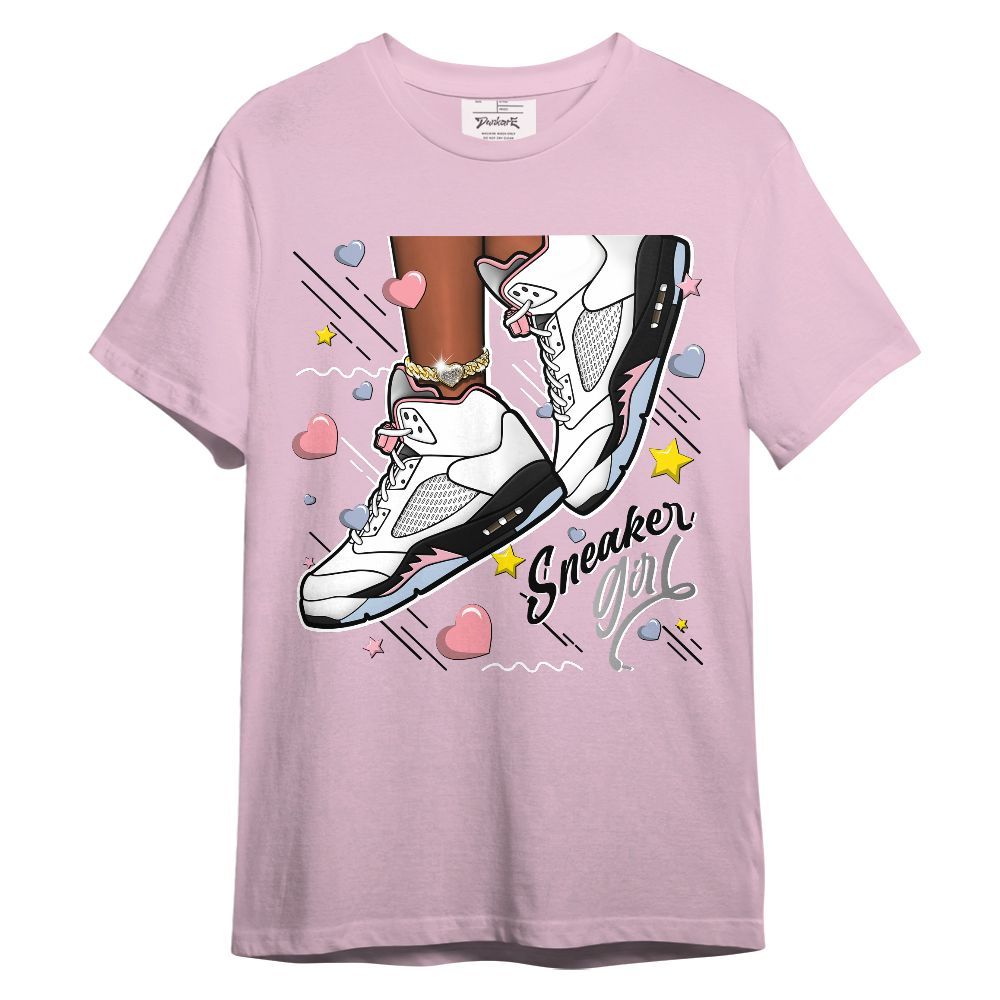 Shirt To Match Retro 35th Anniversary 5s - SNEAKER Girl Heart Flying Graphic
