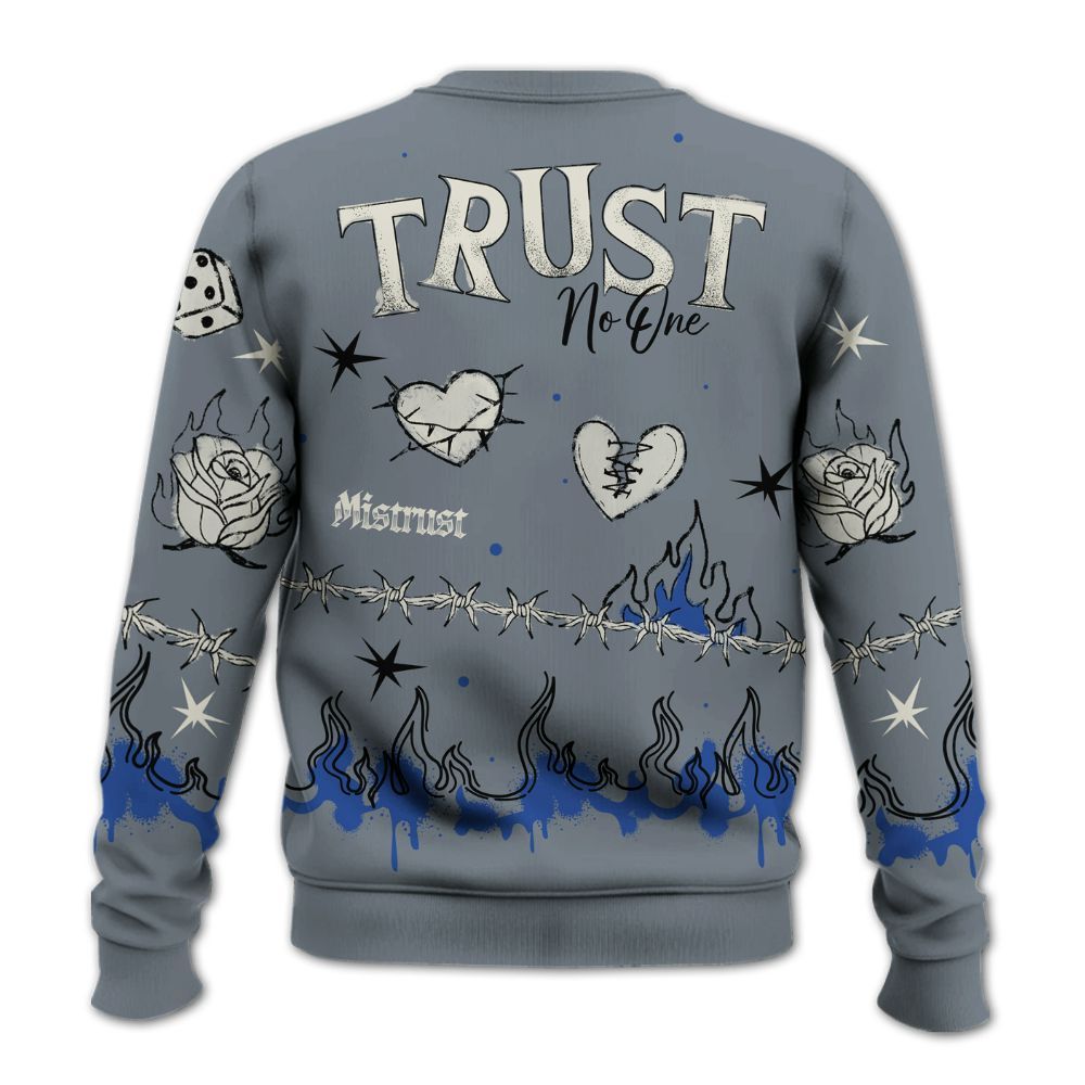 Sweatshirt To Match RS-X GS League - Trust No One Snake-Bite Doodle Crayon All Over Print