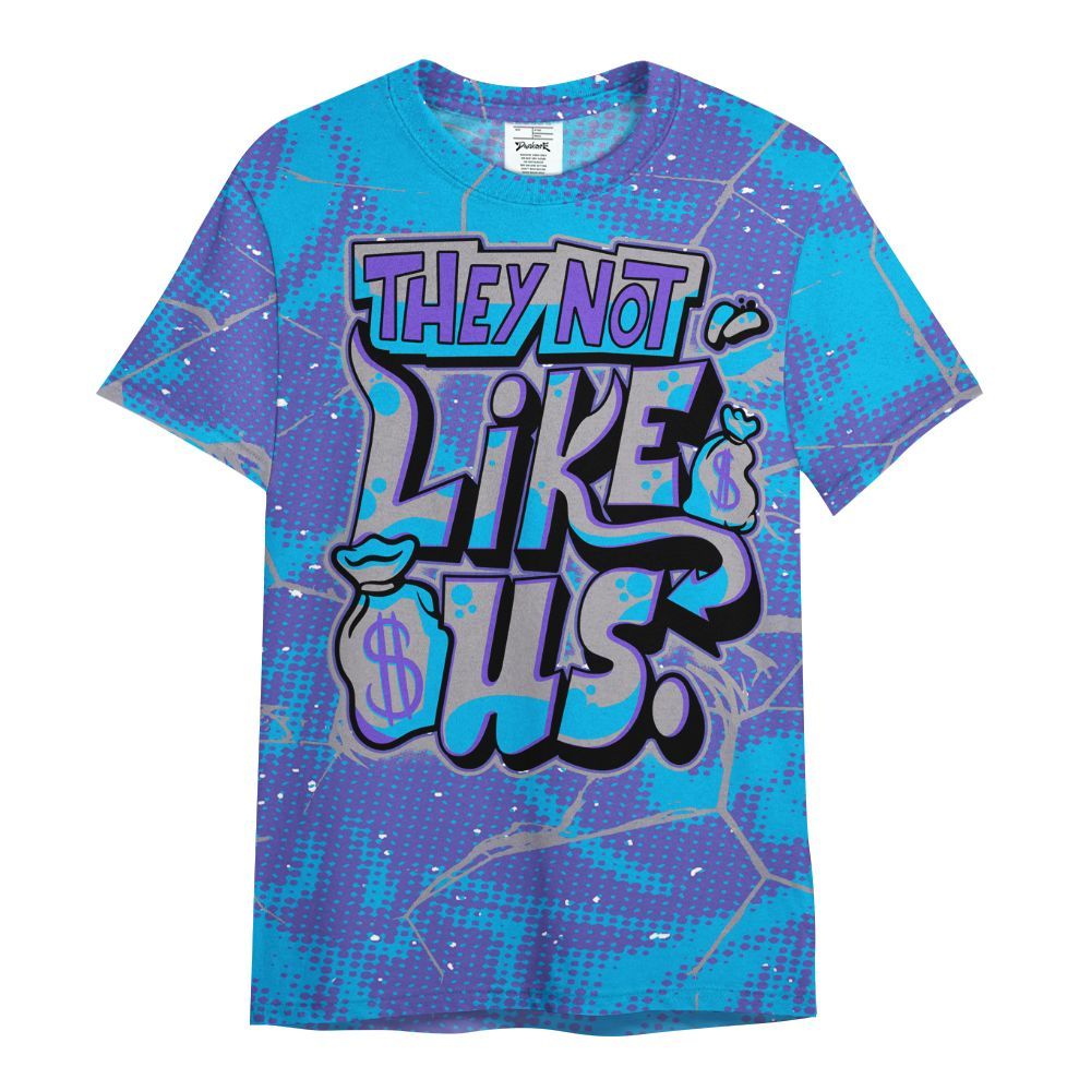 Shirt To Match Retro Aqua 8s - Dislike Us Crack All Over Print