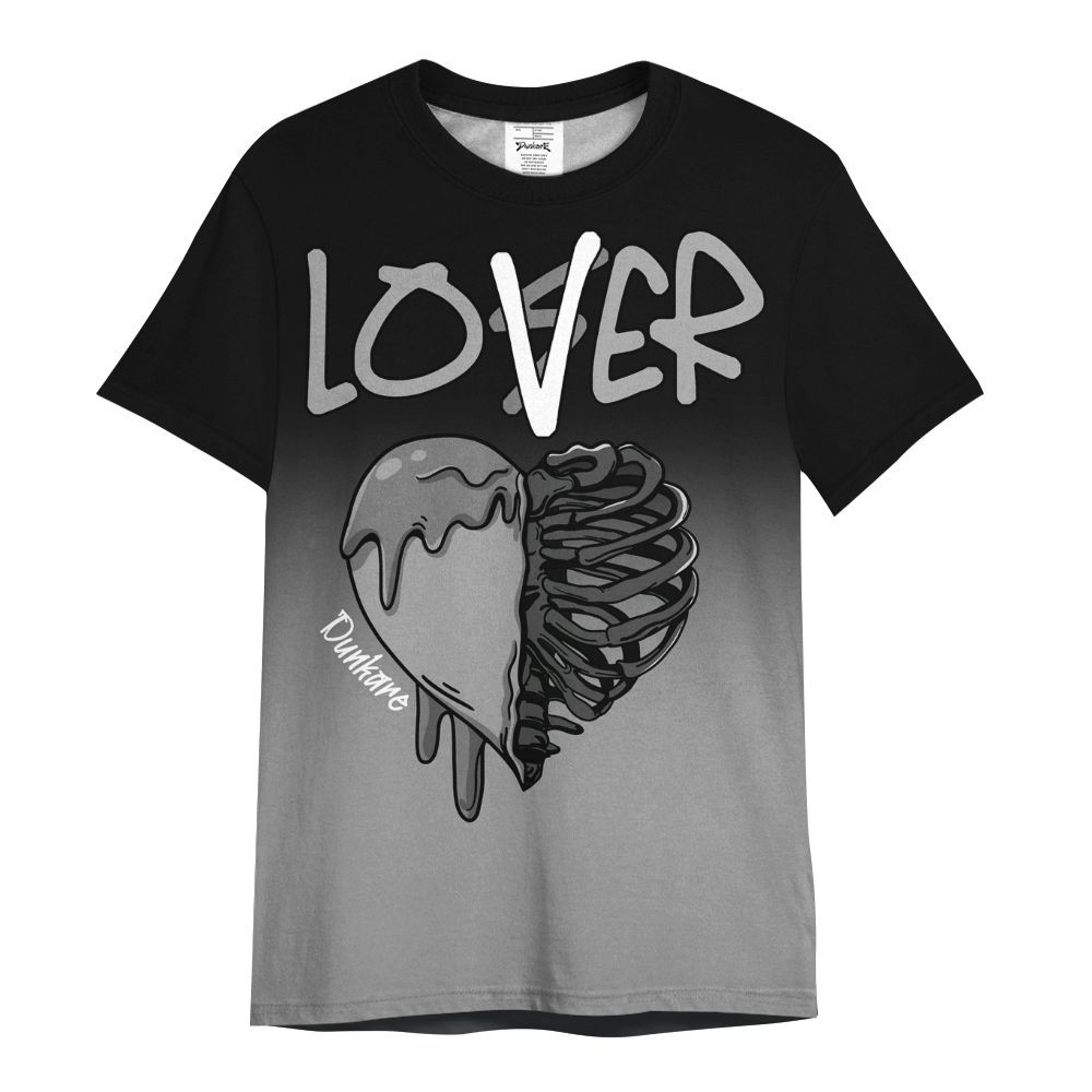 Shirt To Match Black Wolf Grey 12s - Loser Lover Dripping All Over Print