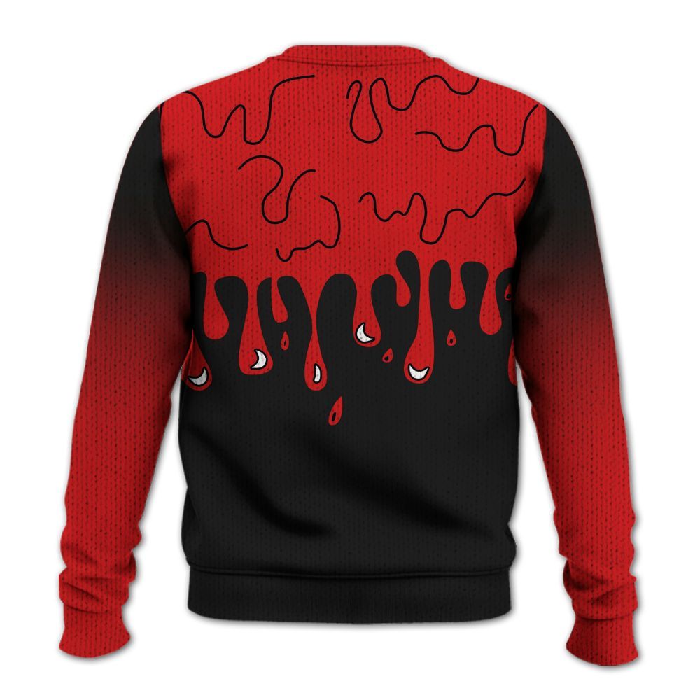 Knitted Sweater To Match Low Bred 11s - Snake Trust No One Drip