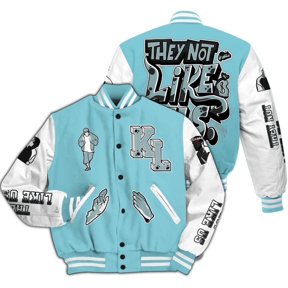 Varsity Jacket To Match Low Legend Blue 11s - Dislike Us Graphic All Over Print