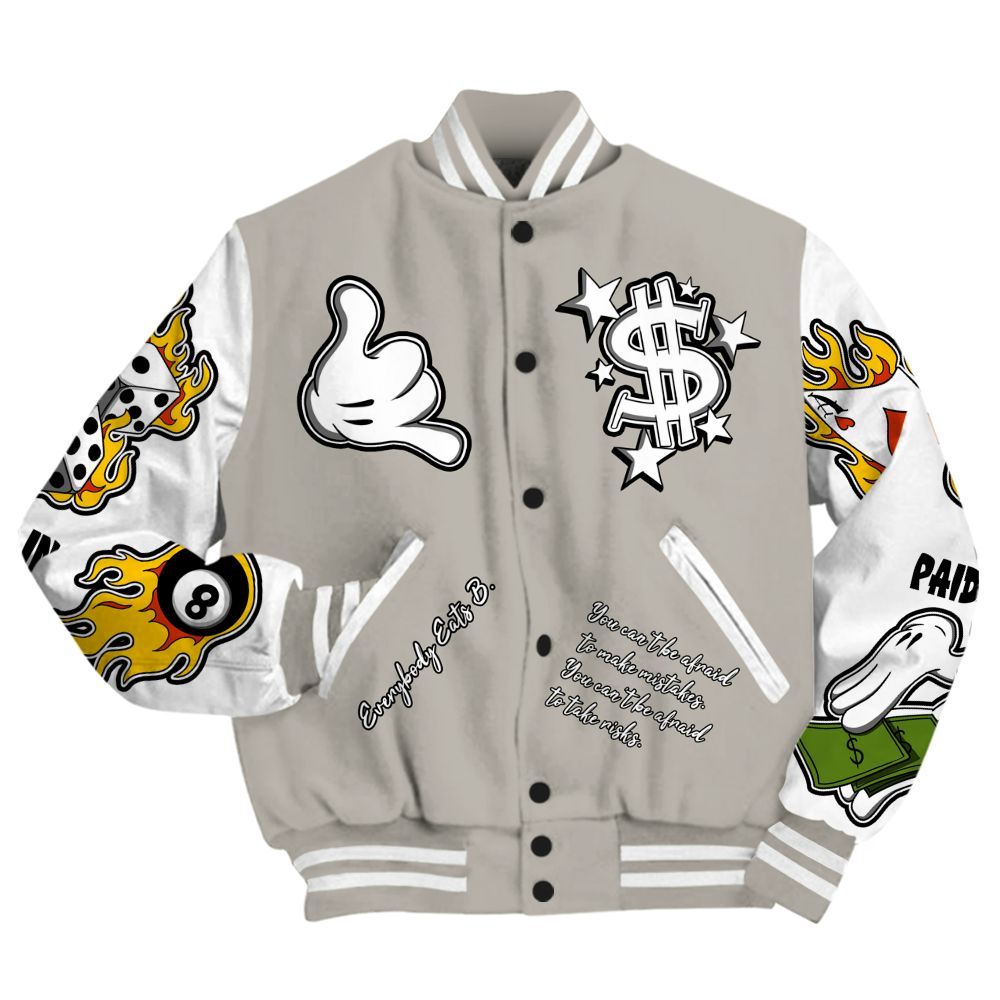 Varsity Jacket To Match Dunk Low Appears Oreo - Everybody Paid In Full Graphic All Over Print