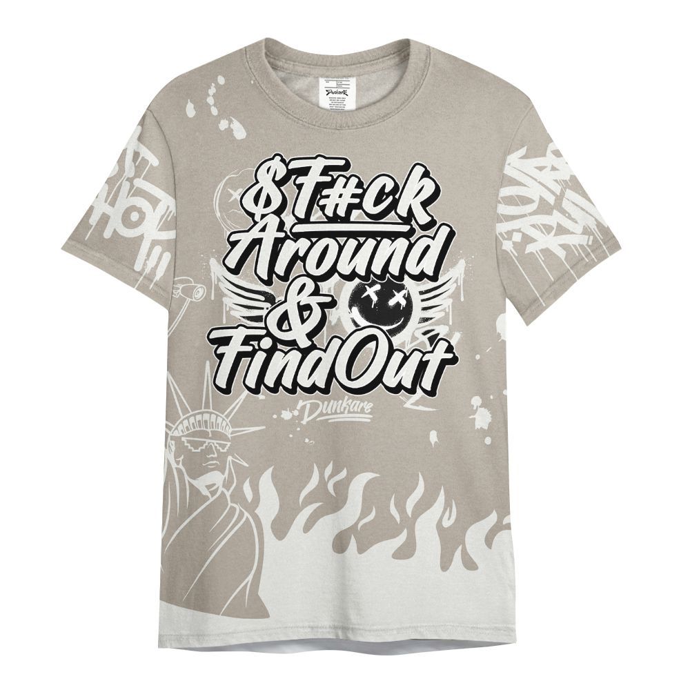 Shirt To Match Low OG Phantom 1s - Graphic Fck Around Find Out All Over Print