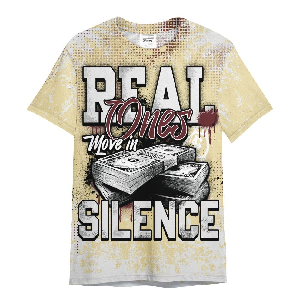Shirt To Match Women Phantom 12s - Move In Silence Money Street Retro All Over Print