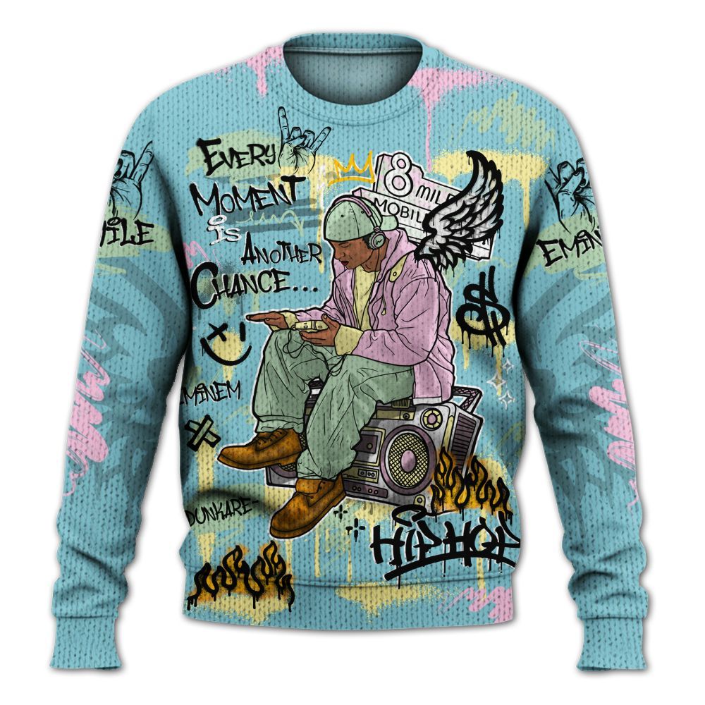 Sweater To Match SB Dunk Low Visty - 8Mile Movie Graffiti Graphic