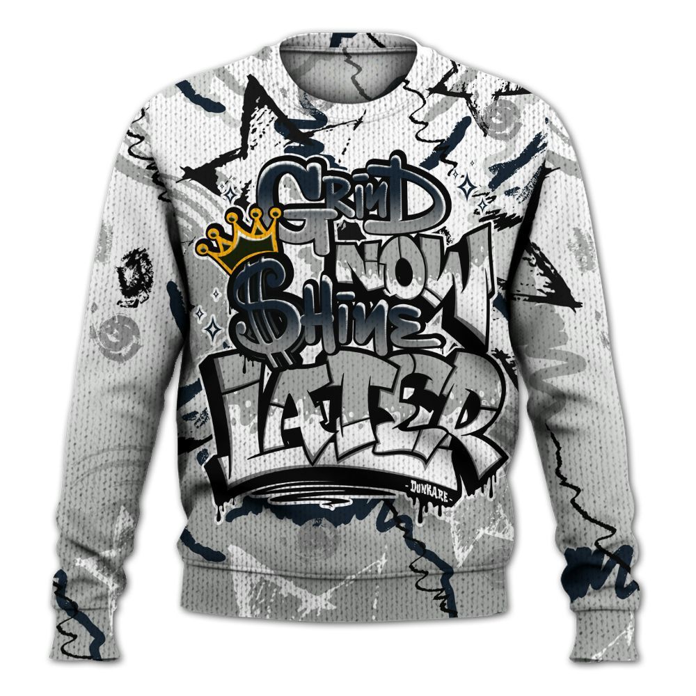 Knitted Sweater To Match Retro Georgetown 6s - Grind Shine Later Drip