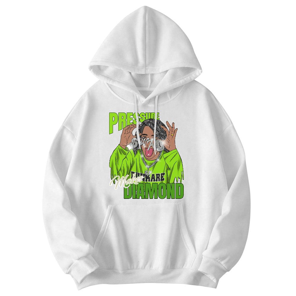 Sweatshirt To Match Electric Green 6s - Pressures Makes Sweatshirt To Match Graphic