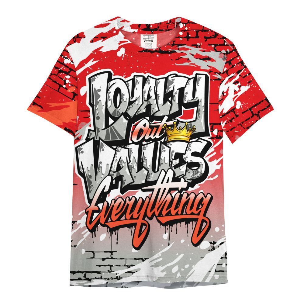 Shirt To Match Air Max 1 86 Cosmic Clay - Values Of Loyalty Drip All Over Print