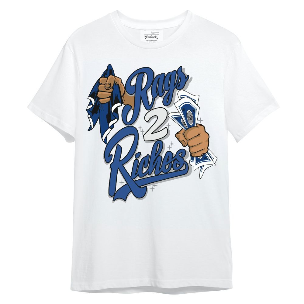 Shirt To Match High OG True Blue 1s - Rag 2 Riches Unisex Shirt