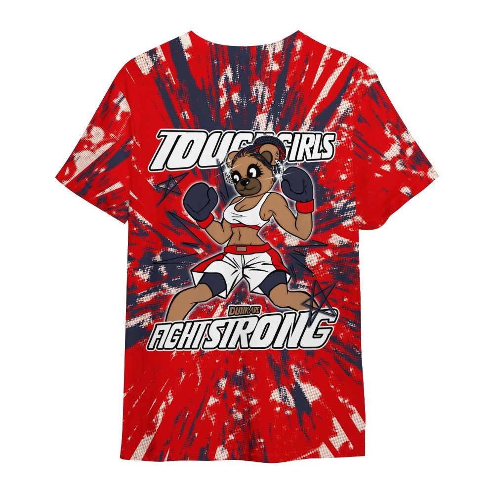 Shirt To Match Low OG Howard University 1s - Gritty Girls Bear Luxury All Over Print