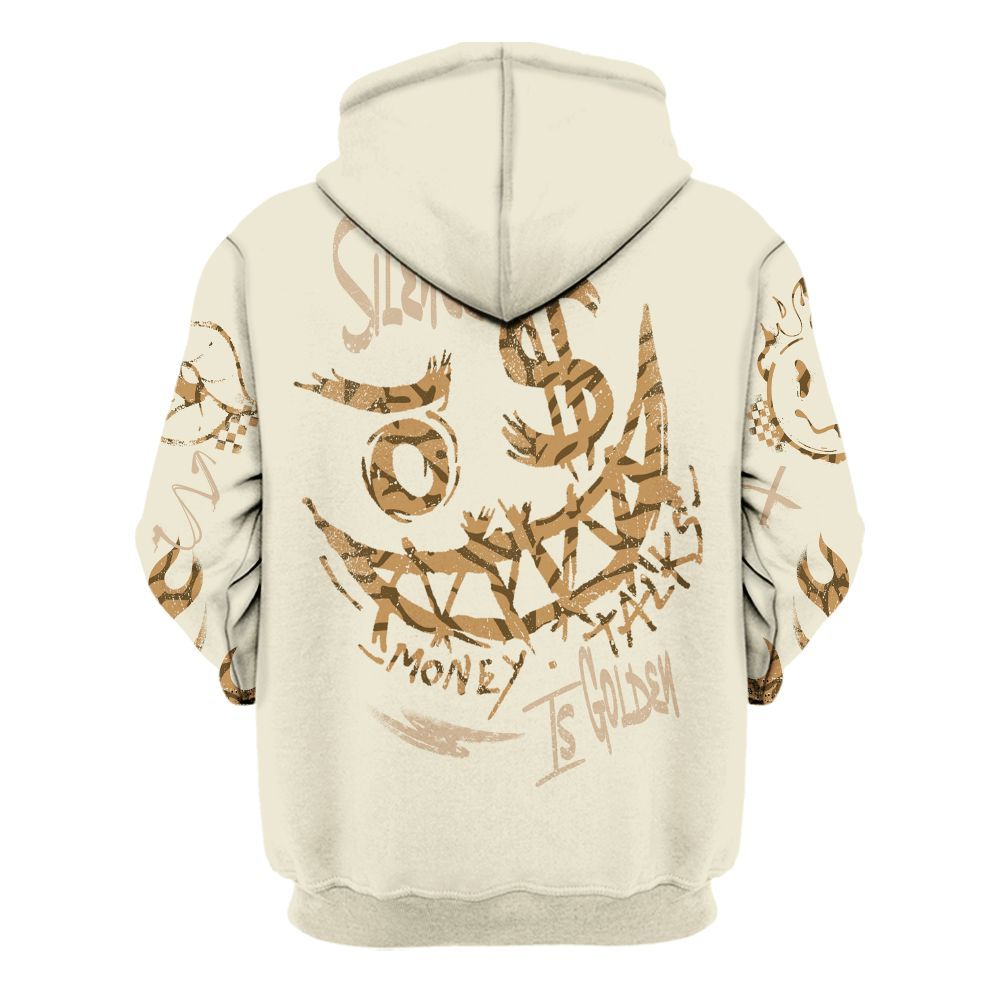 Hoodie To Match Orewood Brown 3s - Mouth Burning Street Style All Over Print
