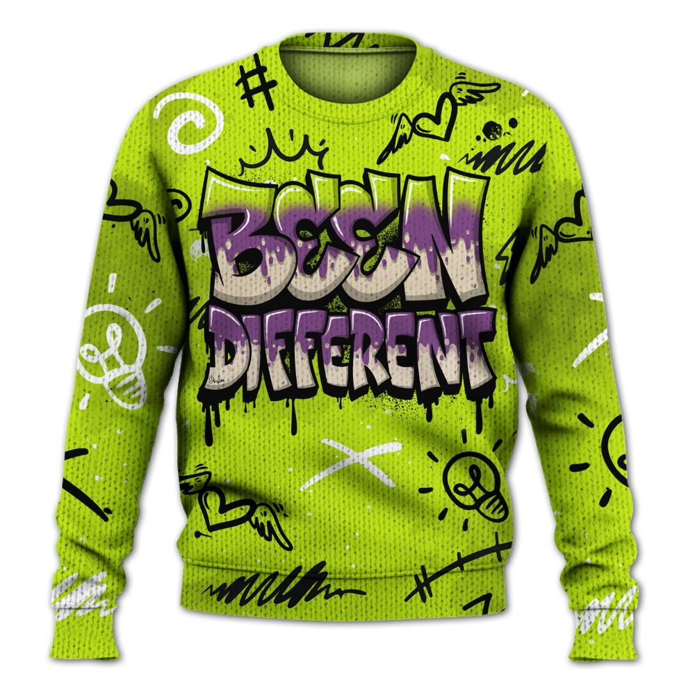 Sweater To Match GS Black Barely Volt 11s - Drip Been Di2ferent Graphic