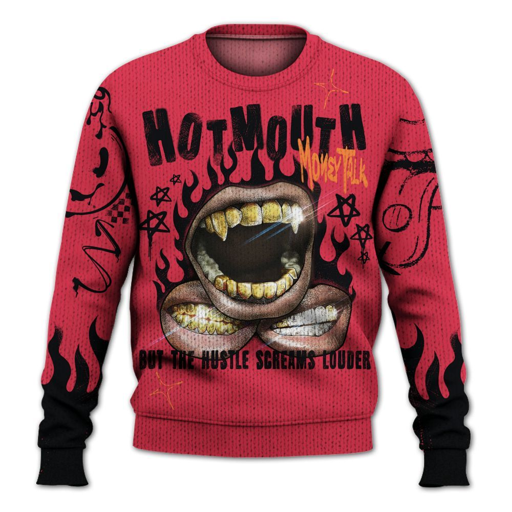 Knitted Sweater To Match Air Max Portal Bright Ceramic - Mouth Burning Street Style