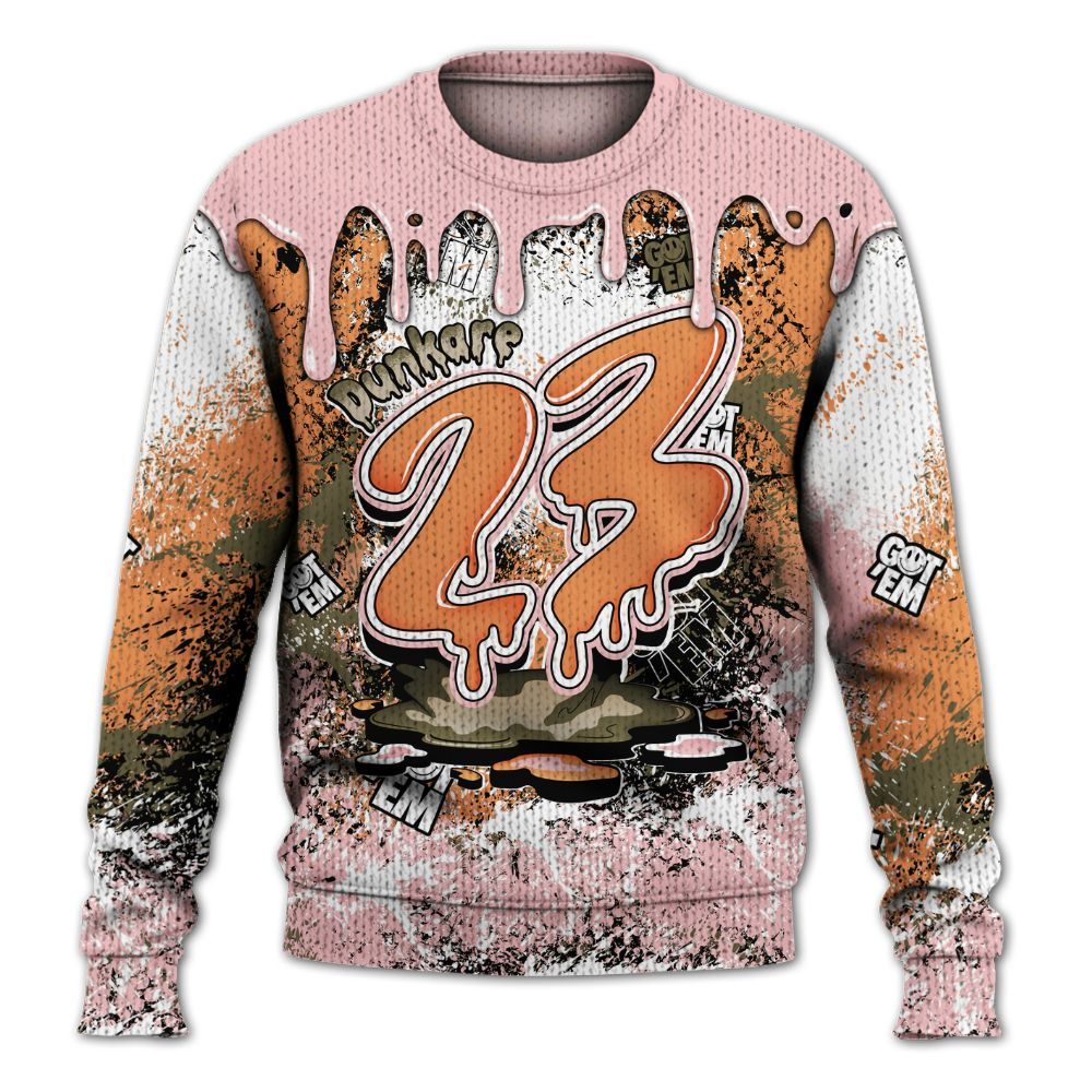 Sweater To Match SB Dunk Low Red Stardust - Dripping 23 Drip Graphic