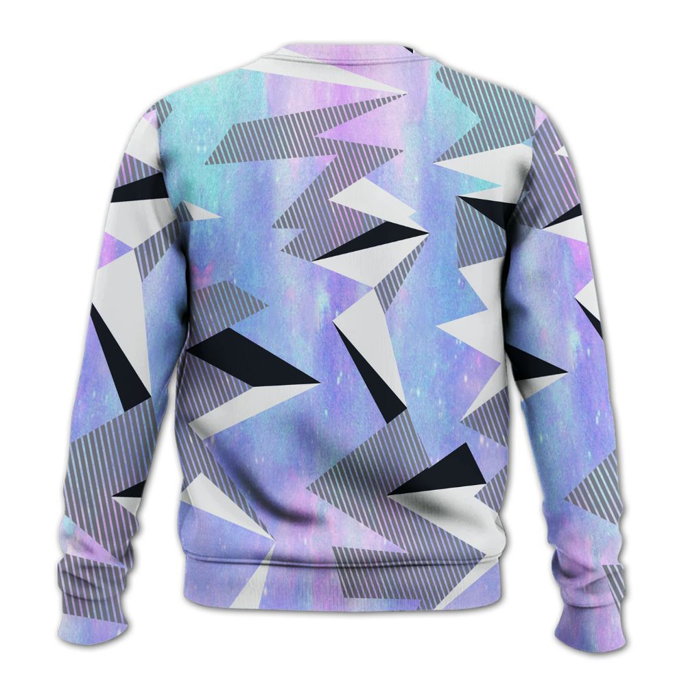 Sweatshirt To Match Zen Master 4s - Geometric Camouflage Pattern All Over Print