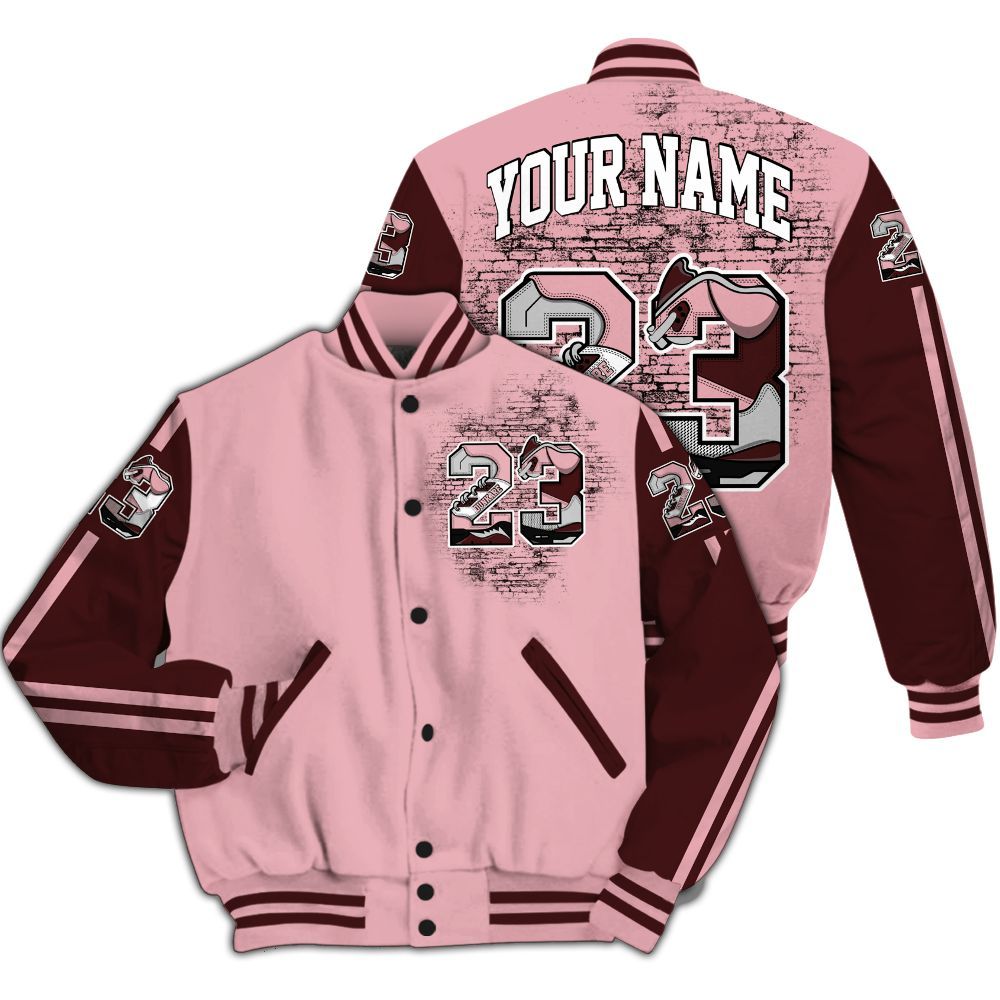 Varsity Jacket To Match Air Max 90 Neapolitan 2025 - Custom Name Number 23 5s All Over Print