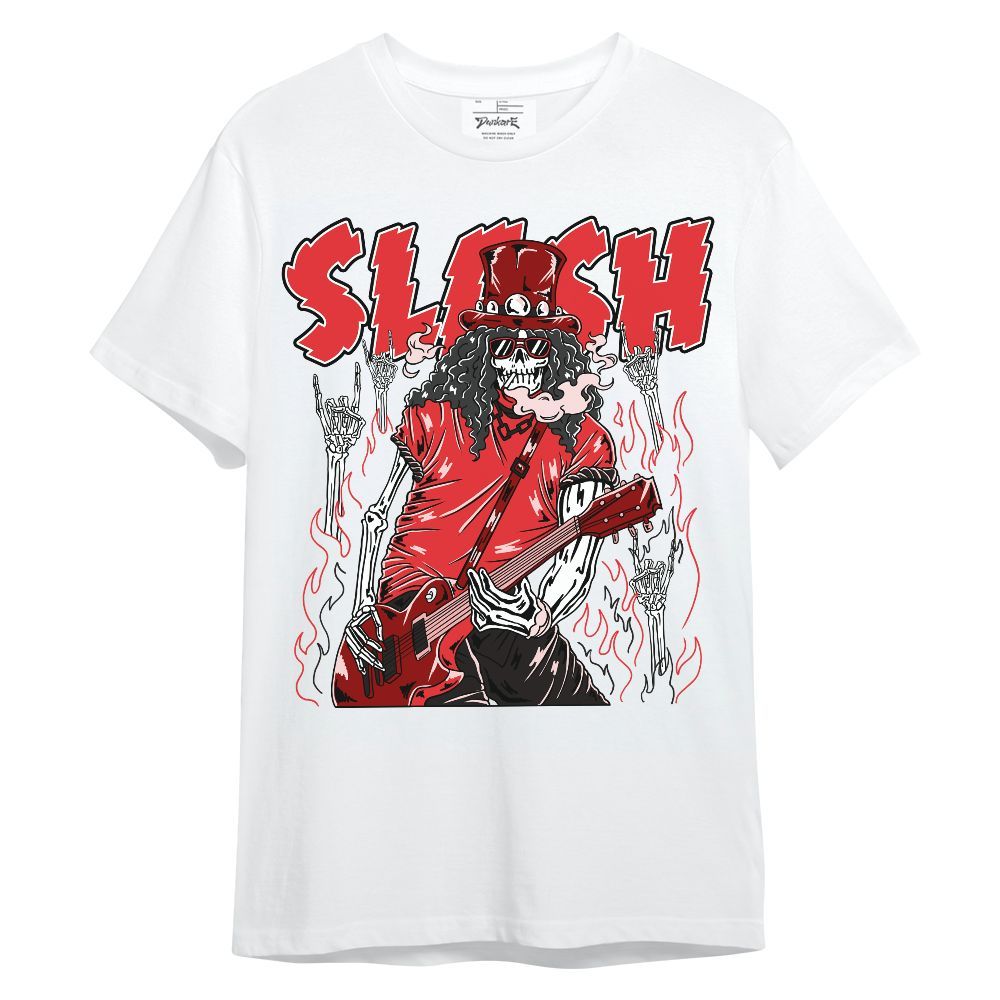 Shirt To Match Chile Red 9s - Slash Skeleton Unisex Shirt