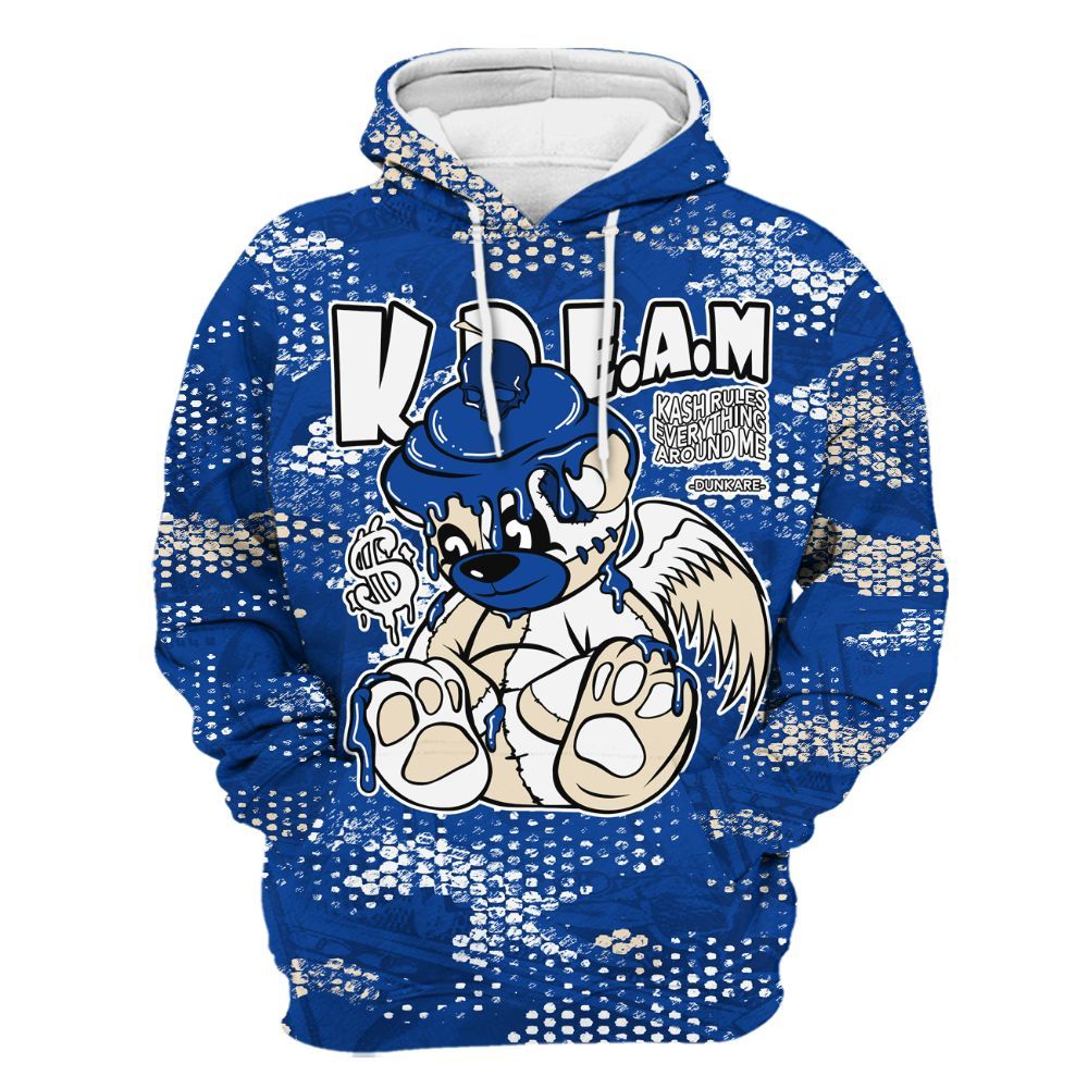 Hoodie To Match Low Game Royal 1s - Loot Bear All Over Print