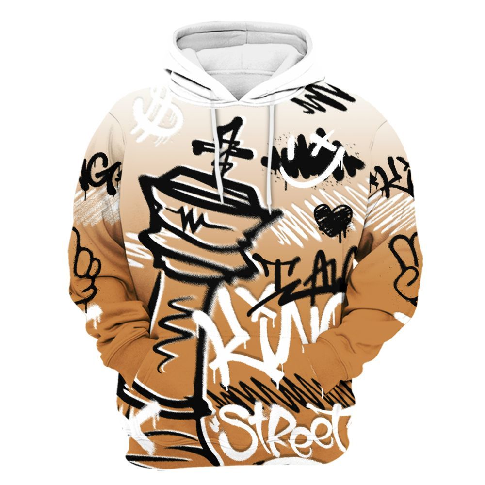 Hoodie To Match Dunk Low Nature Wheat Suede - Street King Chess Streetwear All Over Print