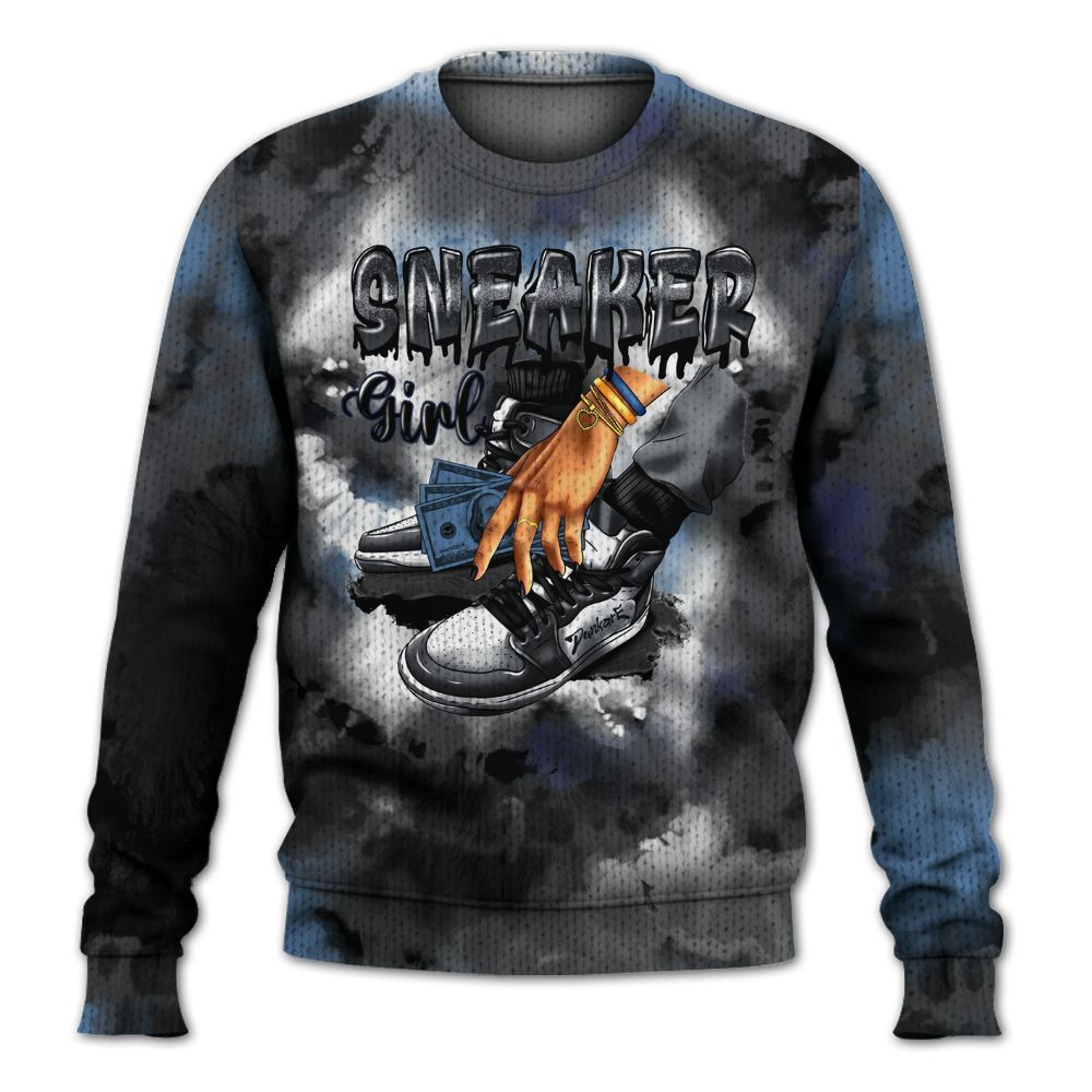 Knitted Sweater To Match Air Max 95 Stash - SNEAKER Girl Money Drip Tie Dye