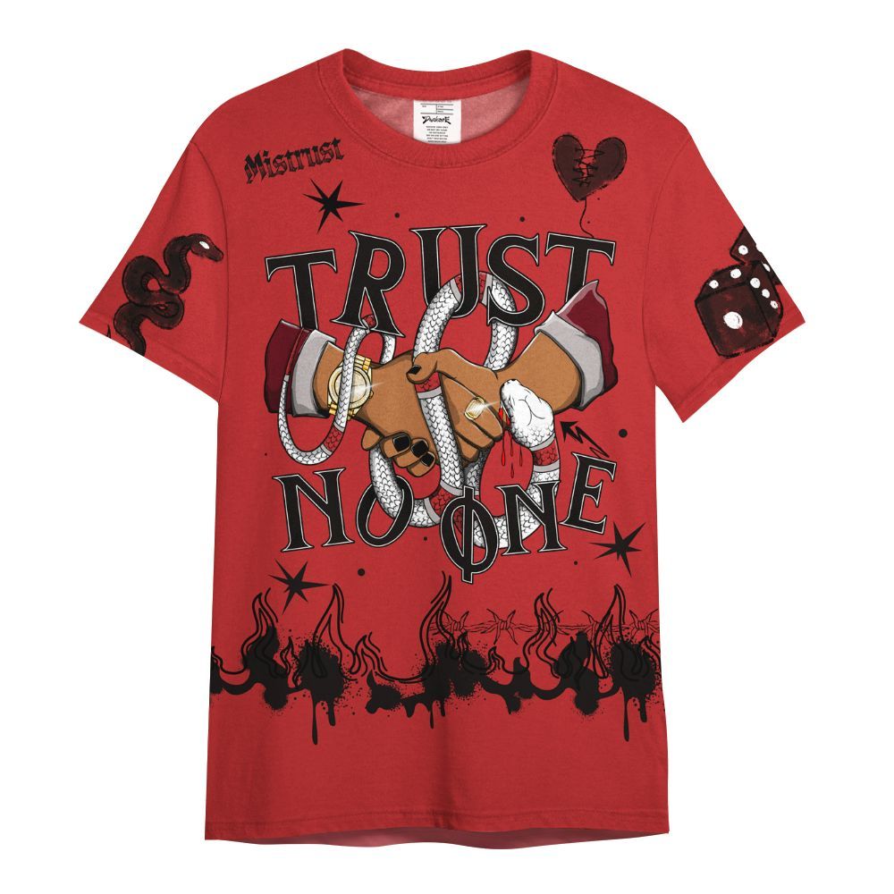 Shirt To Match Kobe 9 Elite Christmas - Trust No One Snake-Bite Doodle Crayon All Over Print