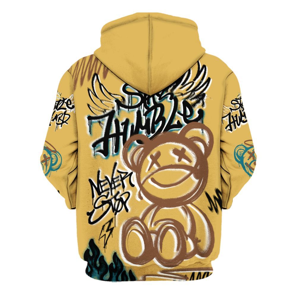 Hoodie To Match Retro Cacao Wow 4s - Humble Drip Streetwear Graffity All Over Print