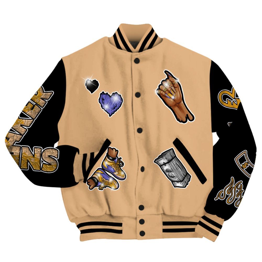 Varsity Jacket To Match SE Afrobeats 7s - Sneakerz Girlz All Over Print