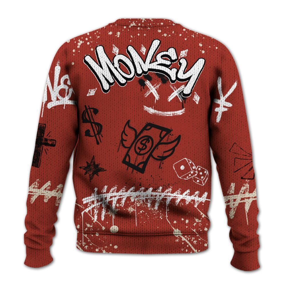 Sweater To Match Brick After Brick 4s - Everybody Paid In Full Crayon Graphic