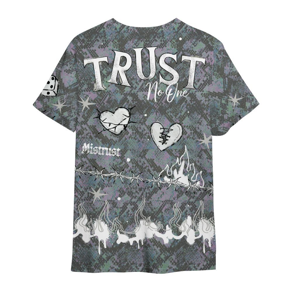 Shirt To Match Low CNY Year Of The Snake 11s - Trust No One Snake-Bite Doodle Crayon All Over Print