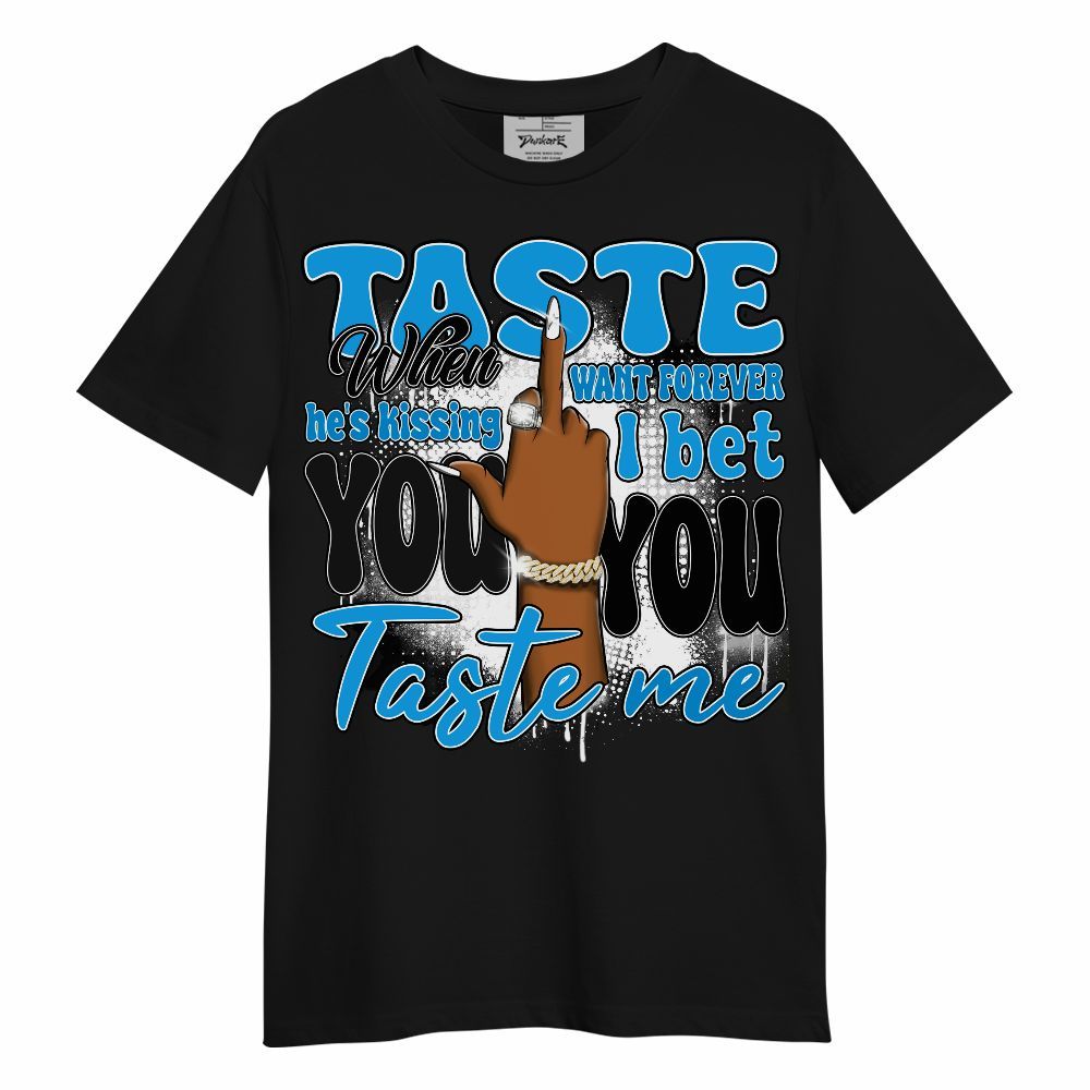 Shirt To Match Black University Blue 2022 13s - Taste Me Retro Unisex Shirt