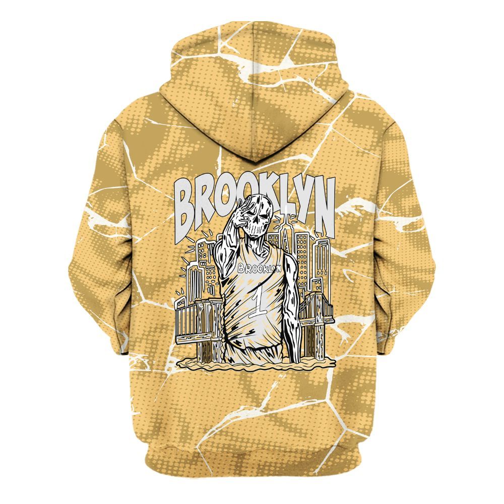 Hoodie To Match Craft Paris 6s - Brooklyn's Skeleton Crack All Over Print