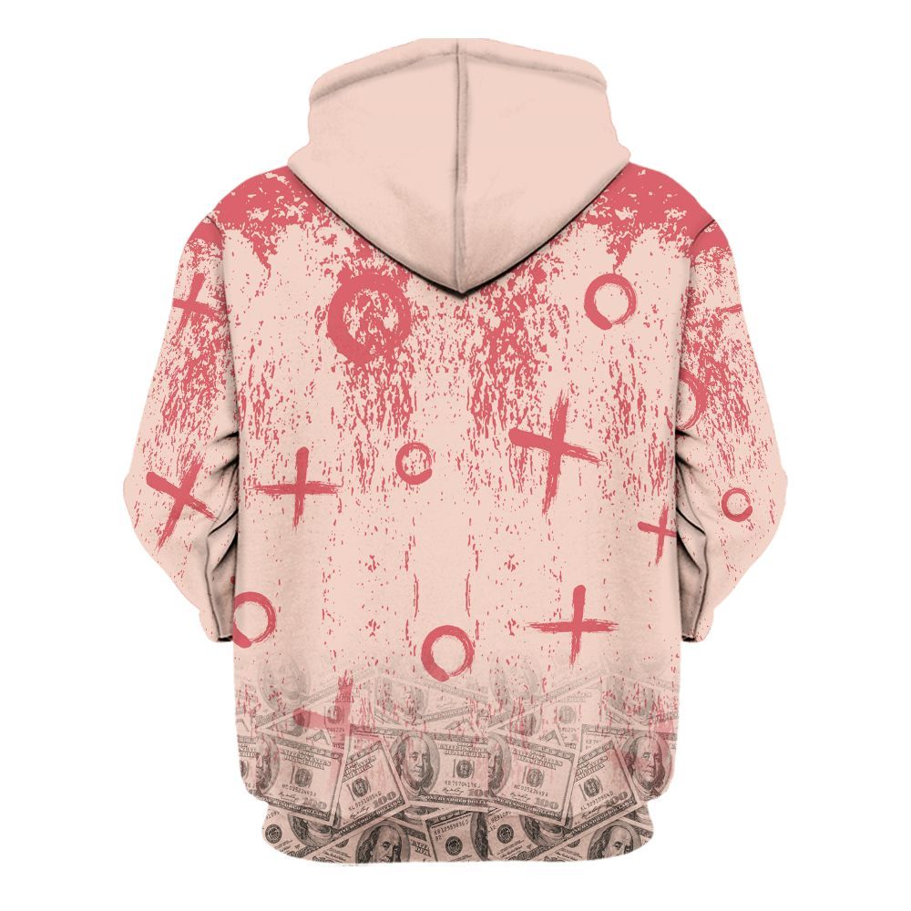 Hoodie To Match Washed Coral 2s Shirt - Selfmade Unique Drip All Over Print