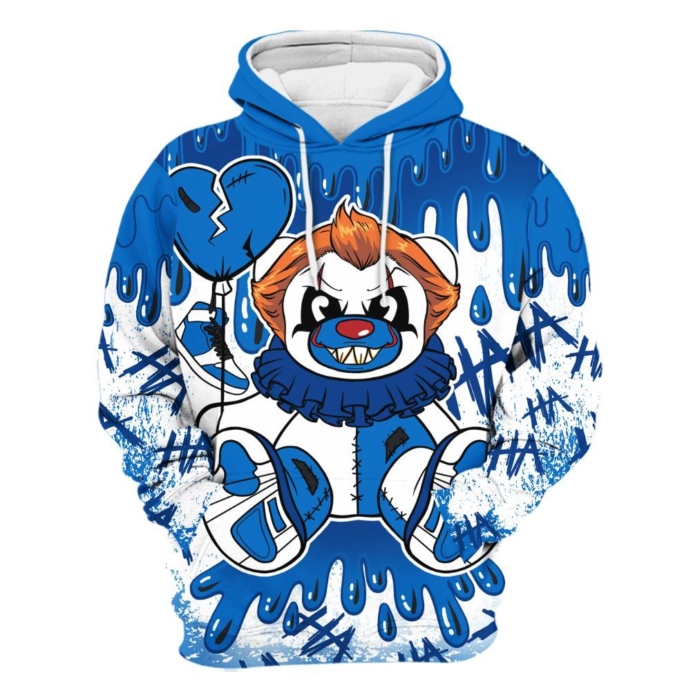 Hoodie To Match Blueberry 12s - Shoe Game Bear Drip All Over Print