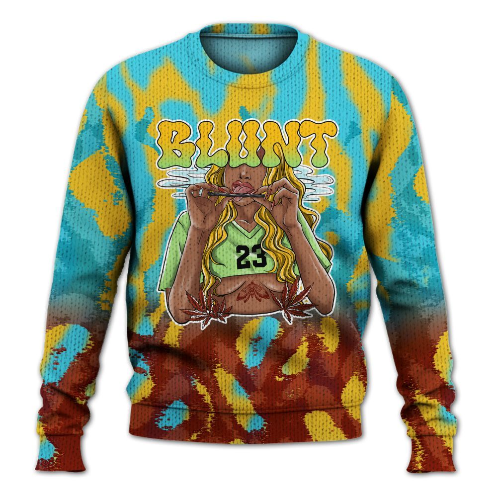 Knitted Sweater To Match SB Dunk Di'Orr Greenwood - Bluntz Burnz