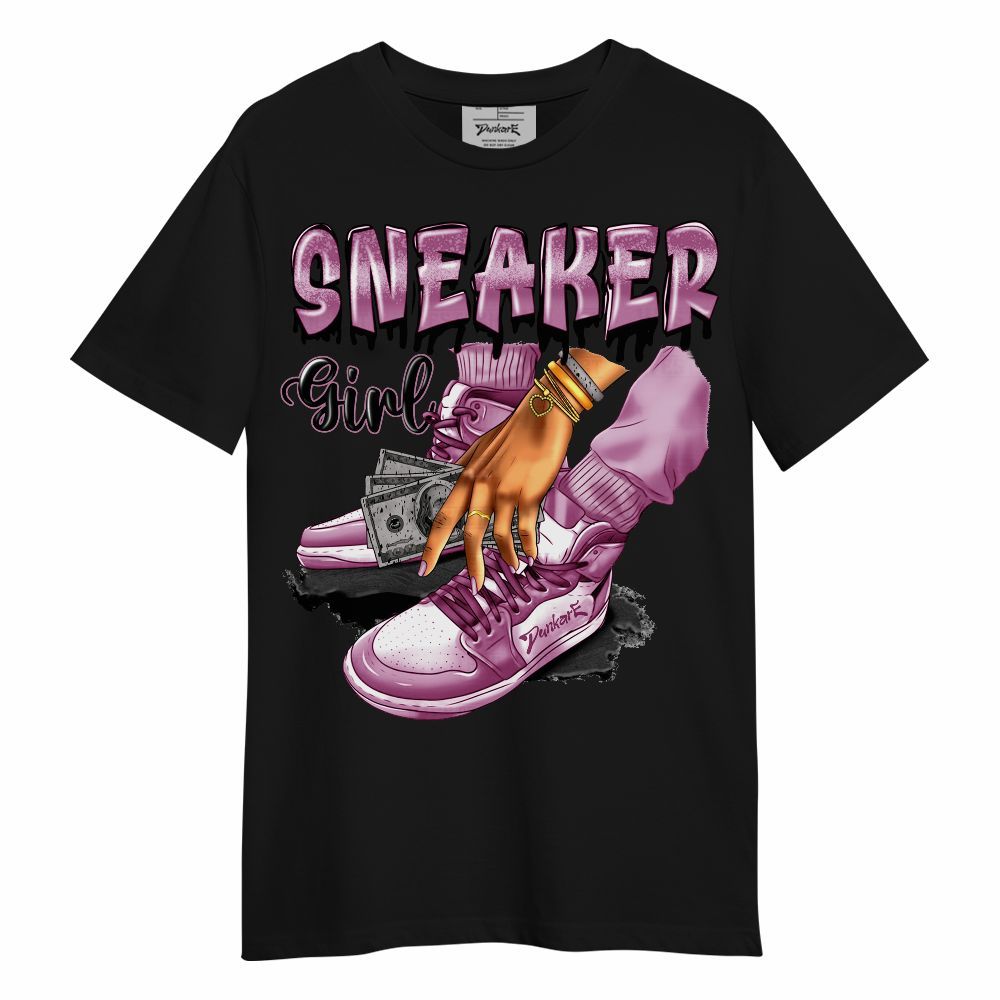 Shirt To Match Neutral Grey Black White Orchid 4s - SNEAKER Girl Money Drip Unisex Shirt